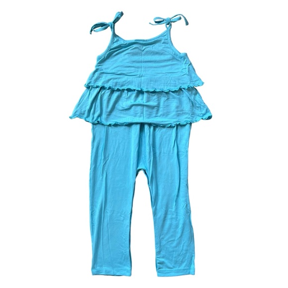 NWT Kate Quinn Double Ruffle Jumpsuit Size 2T - Picture 2 of 4